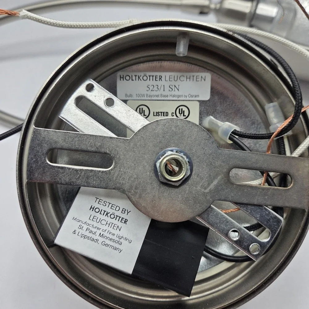 Holtkötter Leuchten Adjustable Wall Lamp Halogen 523/1 SN German Light